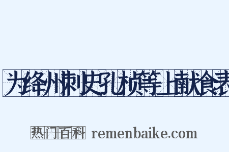 为绛州刺史孔桢等上献食表是什么意思的图片